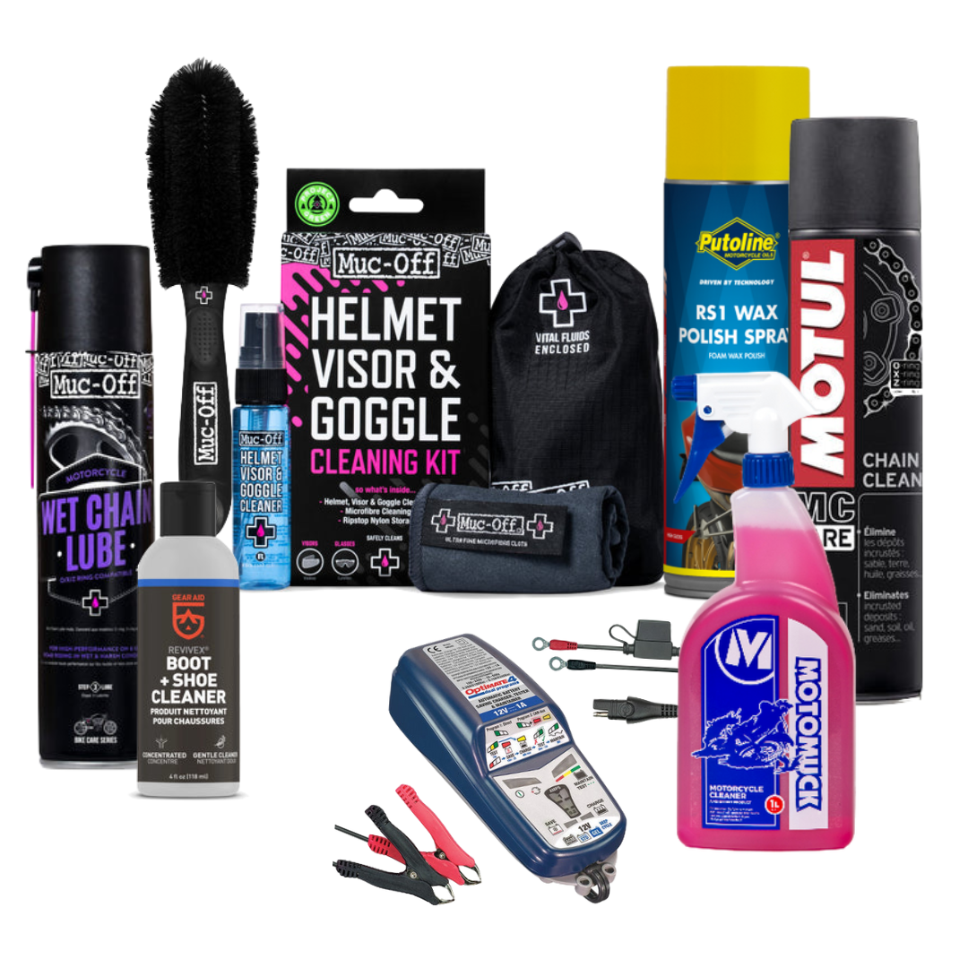 Motorcycle Maintenance Tools for Bikes, Gear, Jackets, Pants