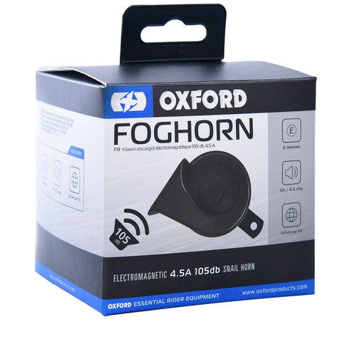 Oxford Foghorn 12V Motorcycle Horn black