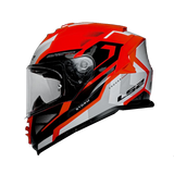 LS2 FF800 Storm II Kronos Red White Gloss (D Ring) Helmet